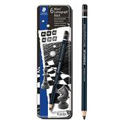 Staedtler Lápiz 100B G6 ST, 6 unidades, negro