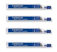 STAEDTLER Mars Micro Carbon 250 0,7 mm HB - Recambios de plomo para l piz - 4 tubos/paquetes (48 cables) HB