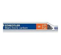 Staedtler mars micro carbon 250 tubo de 12 minas de grafito - dureza b - trazo 0.9mm - alta resistencia (12 uds)