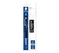 Staedtler Portaminas técnico Mars 780 C BKP6ST – Punta metálica, para minas 2 mm, negro
