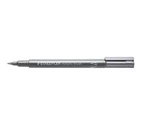 STAEDTLER metallic brush 8321-81 - Rotulador (punta de pincel, ancho de línea de 1 a 6 mm, cubriente en papel claro y oscuro, fácil de limpiar superficies lisas, 10 bolígrafos, plateado)