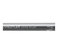 Staedtler metallic brush rotulador punta pincel - trazo 1 - 6mm aprox - tinta base de agua - color blanco (10 uds)