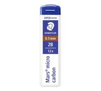 Staedtler Minas finas de grafito 250 05-2B VE 0,5 mm