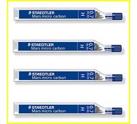 Staedtler - Minas de repuesto Microcarbono 250 HB 0,7 mm, 4 paquetes (48 minas)