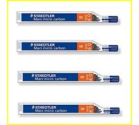Staedtler - Minas de repuesto HB de microcarbono 250 de 0,9 mm, 4 paquetes.(48 minas)