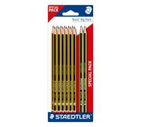 Staedtler Noris 120 BK12P2. Lápices de madera certificada. Blister con 12 lapiceros HB y 2 lápices Noris Eco