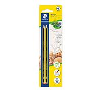 STAEDTLER Noris 120 Lápices - 2B, pack 2, hexagonal