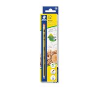 Staedtler Lápices Noris 122-HB — madera certificada, goma y mina HB — Caja 12