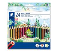 STAEDTLER Noris 185 C24. Lápices de colores ecológicos. Caja de 24 unidades.