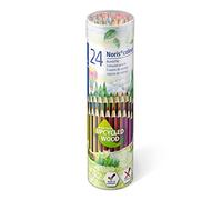 Staedtler Noris 185 MD24. Lápices de colores ecológicos. Bote de metal con 24 unidades.