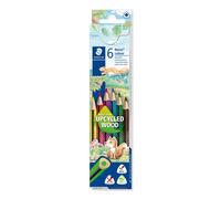 Staedtler Noris 187 C6. Lápices ecológicos. Caja con 6 lápices de colores variad