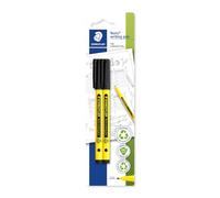 STAEDTLER Noris 307 Fineliners - negro, pack 2, 0,6 mm