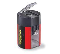 Staedtler Noris 511 005 - Afilalápices con depósito y cierre de seguridad, Negro