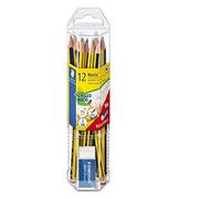 Staedtler Lápices Noris 61 120 P1 – Paquete 12 lápices 2HB madera certificada con goma
