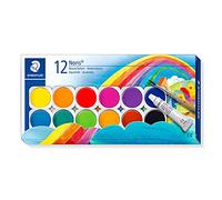 STAEDTLER Noris 888 Maletín de Acuarelas - 12 Colores + Blanco Opaco