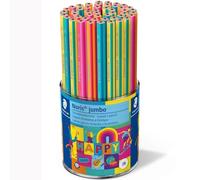 Staedtler Noris Club 1284 vaso de 48 lápices de colores Jumbo