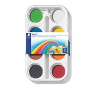 STAEDTLER Noris Club 8870 - Estuche con 8 pastillas de acuarela
