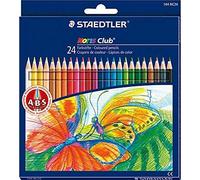 Staedtler Noris Club - Pack de 24 lápices de colores, Multicolor