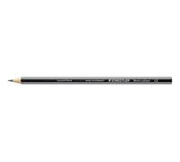 Staedtler Noris Colour 185-80 Caja 12 lápices de color gris claro hexagonales. Material WOPEX ecológico con madera certificada por PEFC. Diseño a rayas negras y del mismo color que la mina