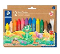 Staedtler noris junior 224 c12 - crayones de cera gruesos para niños,