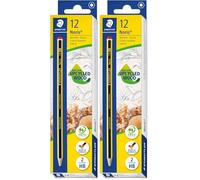 STAEDTLER Noris - Lapiceros, Material Escolar, Gris, 12 Unidad (Paquete de 2)