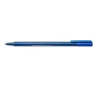 STAEDTLER Noris Triplus Ball 437 F-2. Bolígrafo con punta de bola y anchura fina. Caja con 10 bolígrafos de color azul.