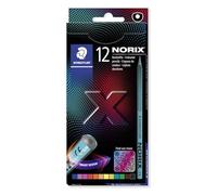Staedtler Lápices de colores Norix – 12 colores surtidos, 12 unidades
