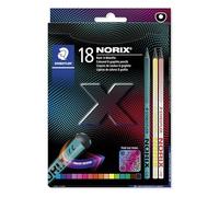 Staedtler Lápices de colores Norix – Pack 16+2, superficie soft antideslizante, colores brillantes