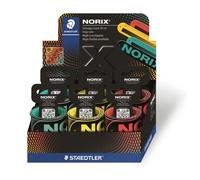 Staedtler Norix Reglas Flexibles de 30 Centímetros Colores Surtidos Expositor de 12