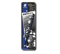 Staedtler Pencil Mars Lumograph Assorted Black (6)