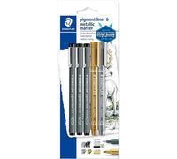 Staedtler pigment liner 308 sbk3p3 - blister set creativo con 3 rotula