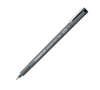 Staedtler Pigment liner Fineliner 0.3mm - Rotulador (Negro), Pack de 1 0.3 mm