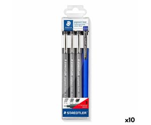 Staedtler Pigment Liner Negro con Portaminas de Regalo