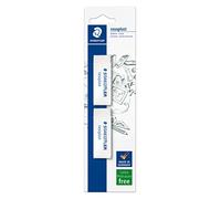 STAEDTLER Rasoplast 526B2BK2D. Gomas de borrar blancas 65 x 23 x 13 mm. sin ftalatos ni látex. Blister con 2 gomas