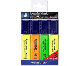 Staedtler Rotulador Fluorescente 364-s Wp4p 4 Unidades