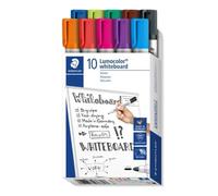 Staedtler Marcador Lumocolor 351 B10, punta redonda, 10 piezas, negro