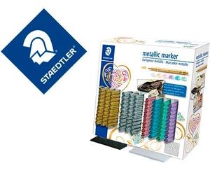 Staedtler Rotulador Metálico 8323 Expositor de Sobremesa Colores Surtidos (100 unidades)