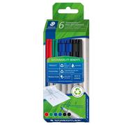 STAEDTLER ROTULADOR NO PERMANENTE LUMOCOLOR ECO+ EDITION 318 F 0,6MM C/SURTIDOS C/6U (316 C6-1)
