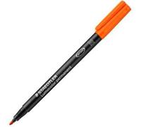 Staedtler Rotulador Permanente Lumocolor 317 M Naranja (Set de 10) - Tinta Seca Rápido, Ancho M 1.0mm (Set de 10)