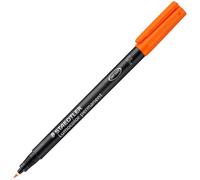 Staedtler Rotulador Permanente Lumocolor 318 F Naranja Set de 10 Ancho de Línea F 0.6 mm (Set de 10)