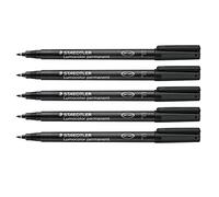 STAEDTLER Lumocolor 318 Rotulador permanente - negro, individual, 0,6 mm