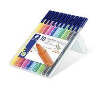 Staedtler Rotuladores Triplus Color – Punta 1,0 mm – Estuche 10 unidades