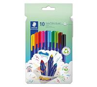Staedtler Rotulador triplus color 323 C10 – punta 1,00 mm DRY SAFE, triangular, estuche 10 uds