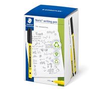 Staedtler Rotulador Noris Writing Pen 307 – Punta fina 0,6 mm – Tinta base agua – Negro caja 50
