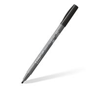 STAEDTLER Rotuladores de caligrafía Pigment, color negro claro, punta de caligrafía de 2,00 mm, tinta pigmentada, resistente al agua, 10 rotuladores en estuche de cartón, 375-90