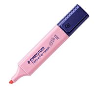 Staedtler textsurfer classic 364 pastel rotulador marcador fluorescente - punta biselada - trazo entre 1mm-5mm - tinta con base de agua - color carmin claro (10 uds)