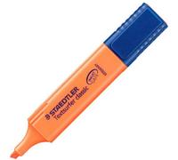 Staedtler textsurfer classic 364 rotulador marcador fluorescente - punta biselada - trazo entre 1mm-5mm - tinta con base de agua - color naranja (10 uds)