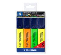 Staedtler Estuche Textsurfer Classic 364-S WP4P – 3 surtidos + 1 amarillo – Multicolor