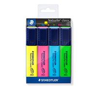 STAEDTLER Textsurfer Classic 364 Subrayadores - pack 4, recargables