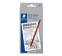 Staedtler Tradition 110-2B - Lápiz 2B 12 unidades, modelos surtidos